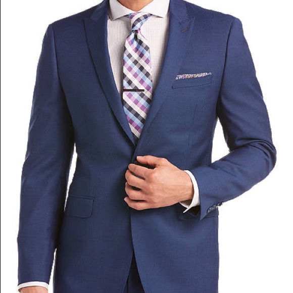 Calvin klein slim fit suit navy Clearance